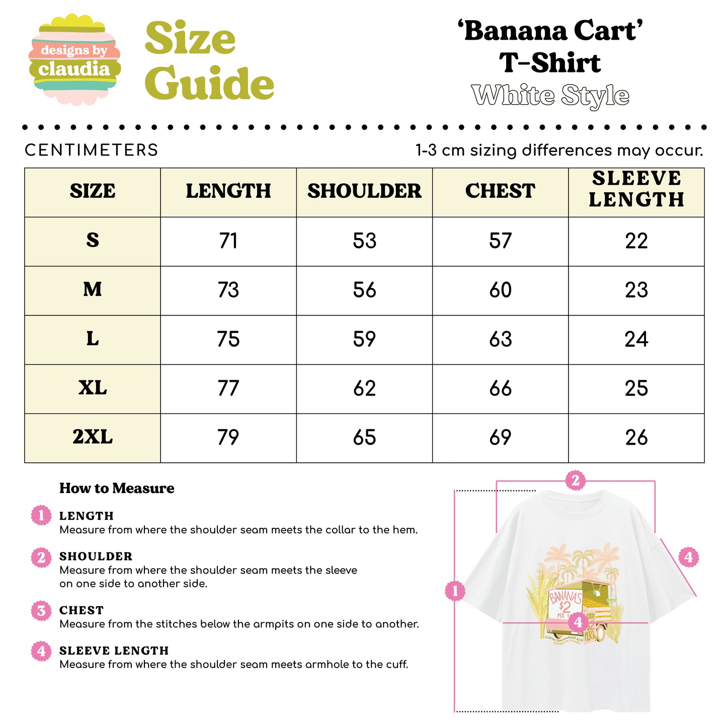 Banana Cart White T-Shirt image 3