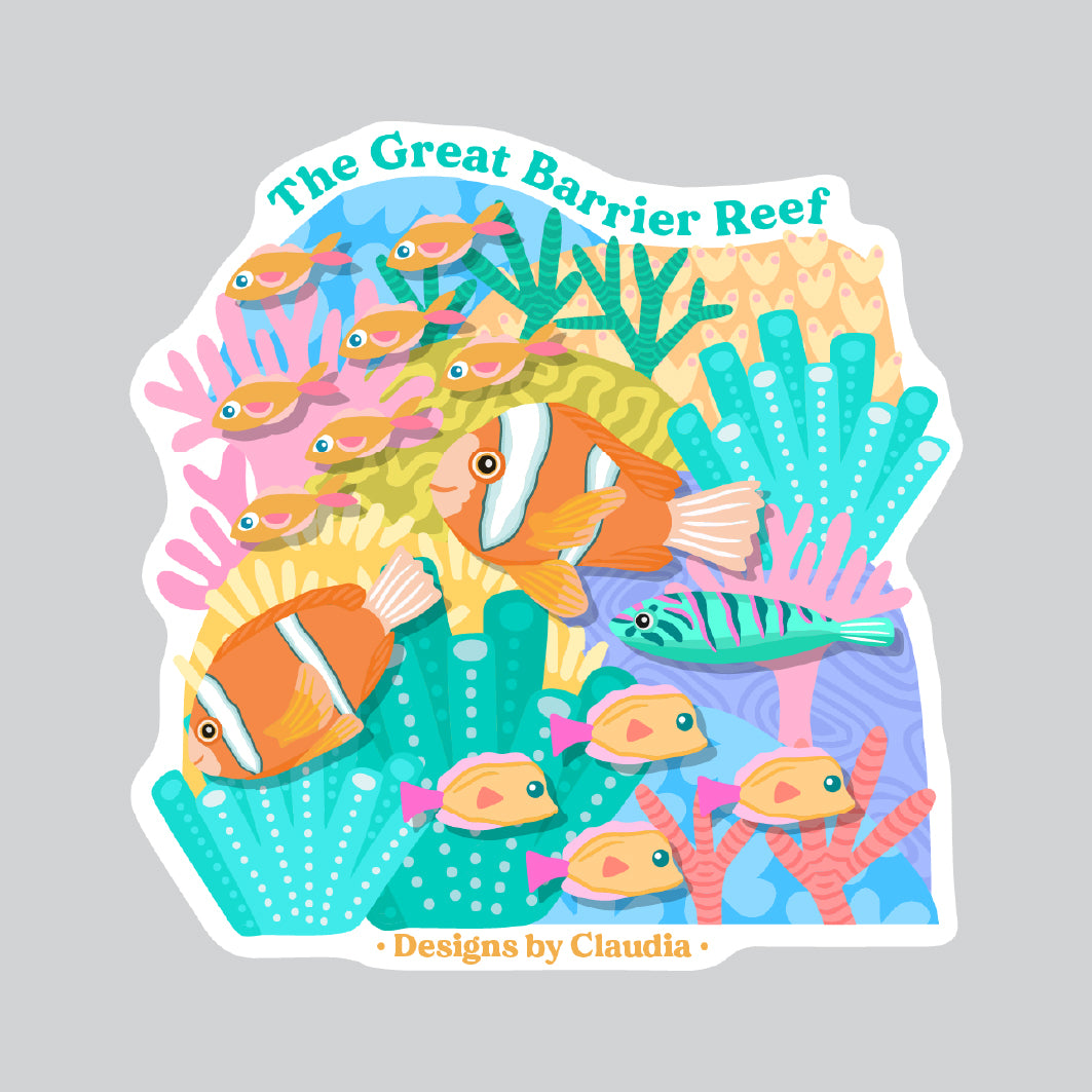 The Great Barrier Reef #4 Decal Sticker image 0