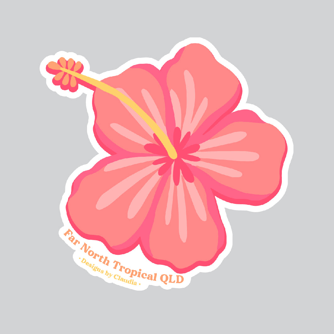 Hibiscus Sticker image 0