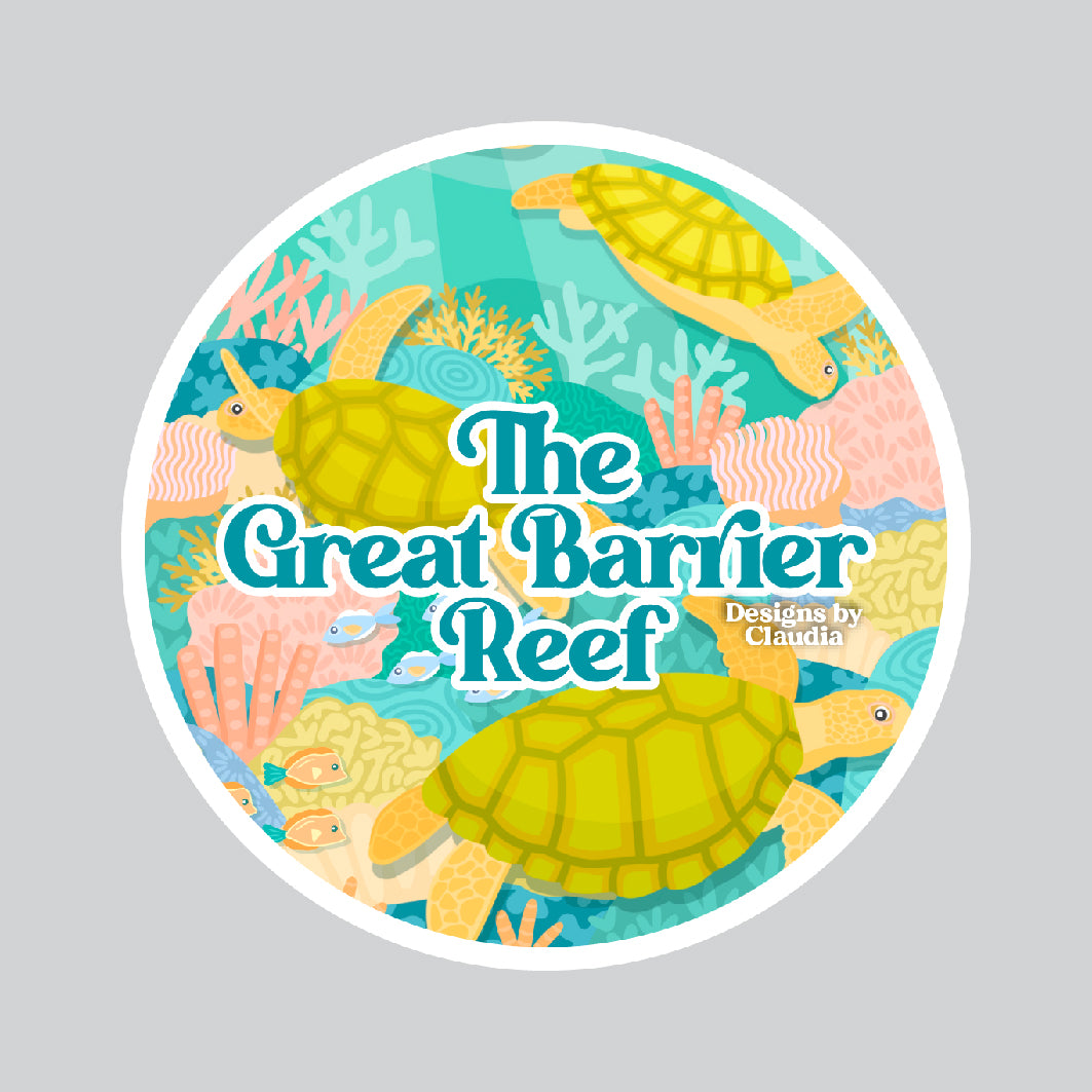 The Great Barrier Reef Sticker (Turtles) image 0