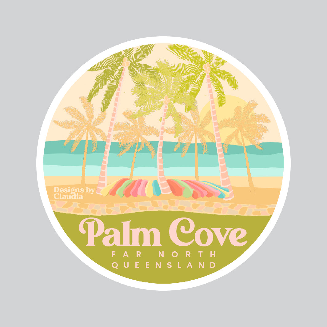 Palm Cove Kayaks Sticker image 0