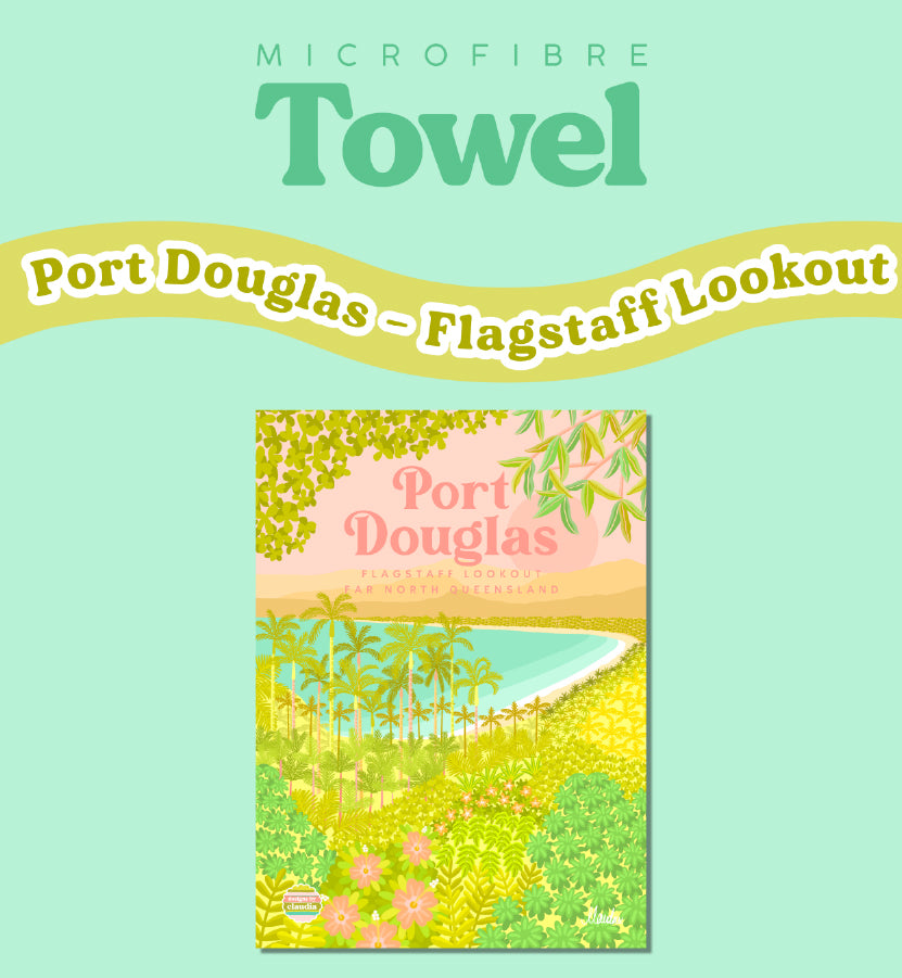 Microfibre Towels (Tea Towel + Gym Towel)