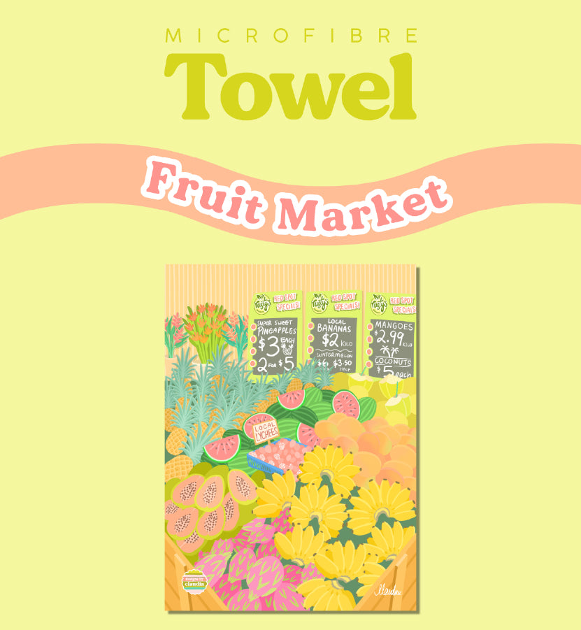 Microfibre Towels (Tea Towel + Gym Towel)