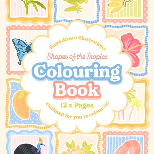 'Shapes of the Tropics' Colouring Book image 0