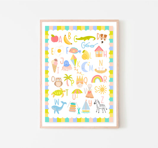 Kids Alphabet Chart