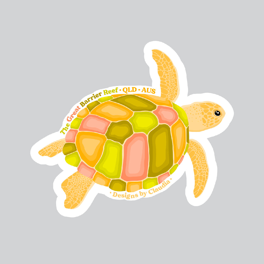 Sea Turtle Sticker image 0